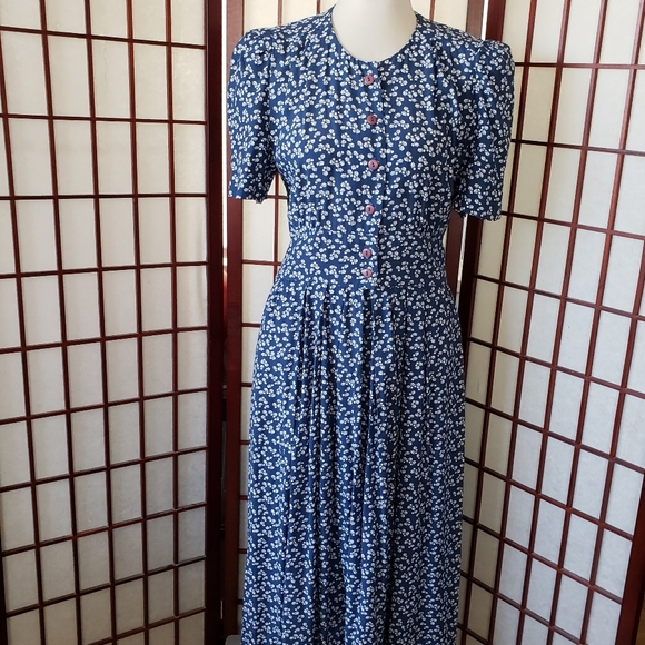 Vintage Karin Stevens Two Tone Dress - L main image 0